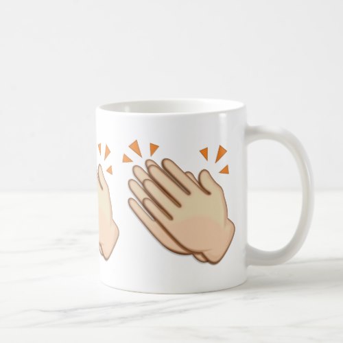 Clapping Hands Sign Emoji Coffee Mug