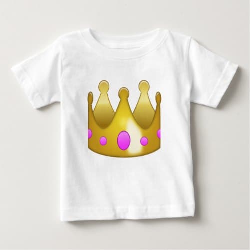 Crown Emoji Baby T-Shirt