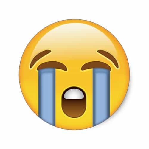 emoji crying face