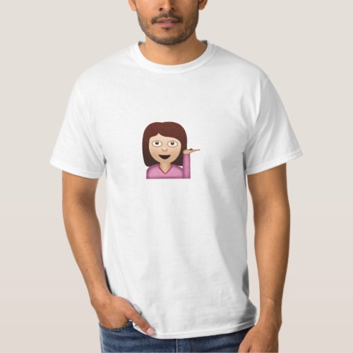 Information Desk Person Emoji T-Shirt for Men