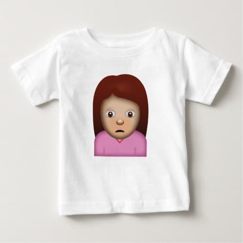 Person Frowning Emoji Baby T-Shirt