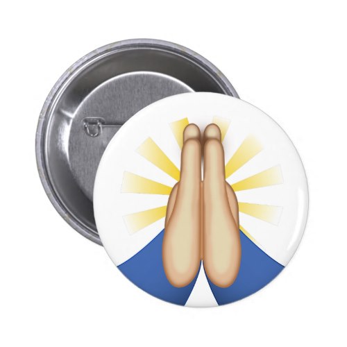 Person With Folded Hands Emoji Button