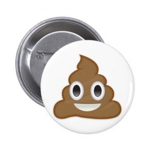 Pile Of Poo Emoji Button - EmojiPrints