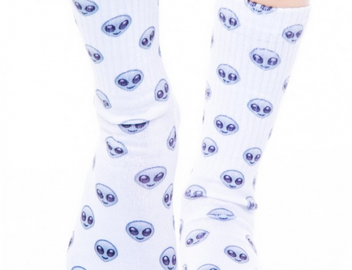 These O Mighty alien emoji socks are out of this world!